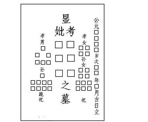 碑文格式|谈墓地碑文的基本写法